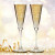 Bride & Groom Personalized Trumpet Flutes - Set of 2