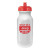 Imprinted MicroHalt Value Cycle Bottle 20 oz. Frost Red