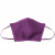 Imprinted Colored Canvas Face Covering - Pansy