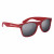 Red Reflection Malibu Sunglasses with Imprint