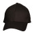 Structured Stretch Fitted Cap Promotional Black