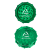 Logo Imprinted Translucent Grinder - Green