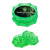 Custom Decal 50MM Translucent Cannabis Grinder - Green