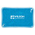 Light Blue Custom Rectangle Soft Hot/Cold Pack with Strap | Promotional Gel Packs