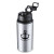 Helio Aluminum Bottle 16.9 oz with Logo Silver