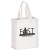 White Custom Recession Buster 8 x 10 x 5 Non-Woven Tote Bag