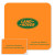 Imprinted Premium 7 x 7 Microfiber Cloth - Orange