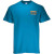 Promotional Digital Imprinted Cotton Colored Tee Sapphire Blue