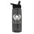 Tritan Flair Bottle with Flip Straw - Transparent Smoke Bottle