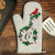 Pine Wreath Monogrammed Oven Mitt