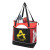 Custom Frost Line Super-Sized Insulated Zipper Cooler Tote - Red