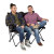 Promotional Double Seater Folding Chair - holds 300 lbs. per seat