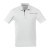 Custom Men's WILCOX Short Sleeve Polo Shirt - White/Grey Stripes