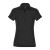 Custom Embroidered Women's WILCOX SS Polo Shirt-Black/Steel Grey