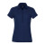 Custom Embroidered Women's WILCOX SS Polo Shirt- Navy/Steel Grey