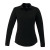 Custom Black Women's MORI  Long Sleeve Polo Shirt