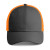 Dark Grey/Neon Orange Custom Imperial Two Tone Mesh Back Cap