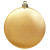 Holiday Gold Flat Round Shatterproof Ornament with Imprinted Logo