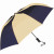 Old Gold-Navy Custom Sport Two-Toned Large Folding Umbrella