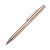Logo Engraved Lisse Metal Pen - Rose gold with silver engraved logo