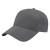 Charcoal Soft Fit Solid Active Wear Embroidered Cap