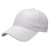 White Soft Fit Solid Active Wear Embroidered Cap