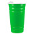 Imprinted Fiesta Cup with Lid - Lime green