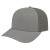 Heather Gray Ribbed Embroidered Trucker Mesh Back Cap