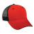 Promo Sandwich Visor with Mesh Back Cap Red/Navy