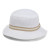 White/Khaki/White Imperial Embroidered Oxford Bucket Cap