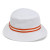 White/Orange/White Imperial Embroidered Oxford Bucket Cap