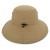 Khaki Imperial Rabbit Island Embroidered Sun Protection Hat