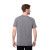 Back of Men's Custom SOMOTO Recycled Eco Henley Short Sleeve 