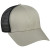 Structured Mesh Back Cap with Snap Closure Promo Khaki/Black