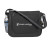 Messenger Bag-Matching Striped Promotional Handle Black