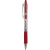 Red Pilot EasyTouch Retractable Pen with Clear Barrel | Personalized Pilot Pens at Low Prices | Wholesale Syringe Pens 
