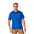 Men's AMOS Eco Short Sleeve Polo | Sustainable Branded Clothing - Metro blue