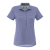 Logo Women's Dege Eco Short Sleeve Polo Shirt - Heather Metro Blue