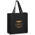 Promotional Color Cotton Canvas Tote Bag  - Black