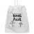 Small Cotton Draw Plastic Bag with Custom Logo