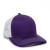 Custom Embroidered Ultimate Trucker Cap - Purple/white