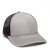 Custom Embroidered Ultimate Trucker Cap - Light grey/black