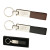 Custom Logo Leather & Silver Keyring | Custom Key Chain Gifts