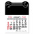 Budget Peel-N-Stick® Wrench Calendar - Black