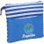 Printed Portable Beach Blanket & Pillow - Royal, in pouch