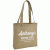 Khaki Cheap Promotional Tote Bags with Gussets | Logo Printed Poly Pro Tote with Gusset 