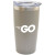 Logo Copper-Lined 20 oz Vacuum Tumbler Matte Grey