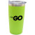 Logo Copper-Lined 20 oz Vacuum Tumbler Matte Lime