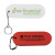 Custom Imprinted Oval Floating Key Tag | Full Color Logo Key Tag - Ring Choices