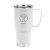 White Promo 30 Oz Lisbon Stainless Steel Tumbler